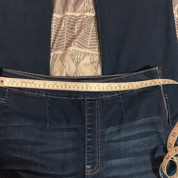 Kancan Side zip Dark Wash Flare Jeans, 9/28 - Picture 8 of 8